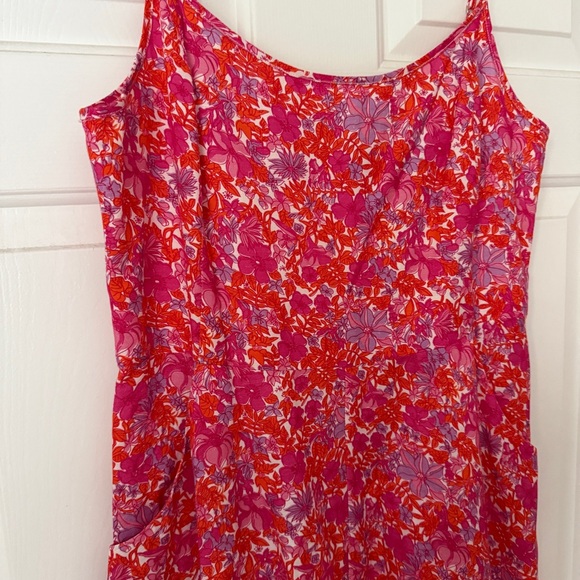 Tuckernuck Pink Floral Dress L - Picture 3 of 10